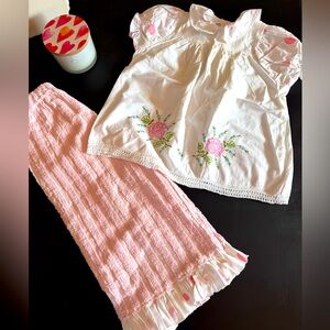 Girls custom boutique set, size 6/7